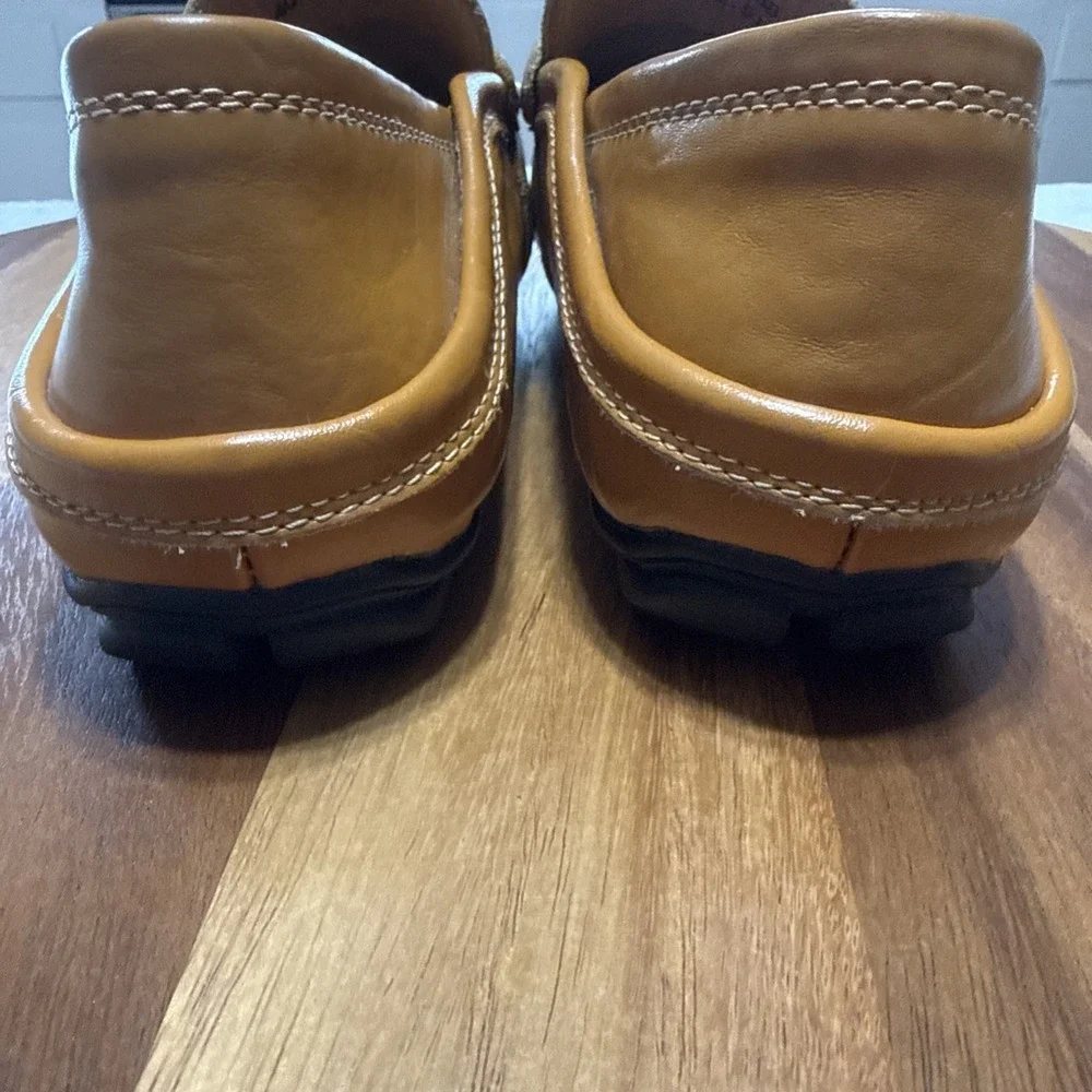 Men's Genuine Leather Loafers Moccasins Boat Shoes EU40 Men's 7 Women's 9